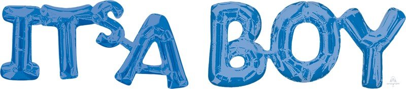 CI: Phrase IT's A BOY Blue