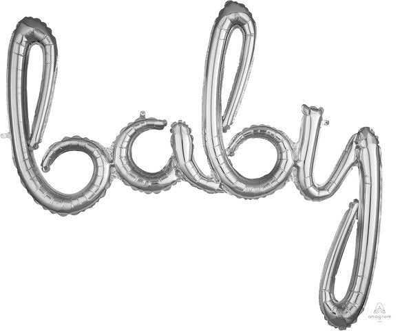 CI: Script Phrase baby Silver