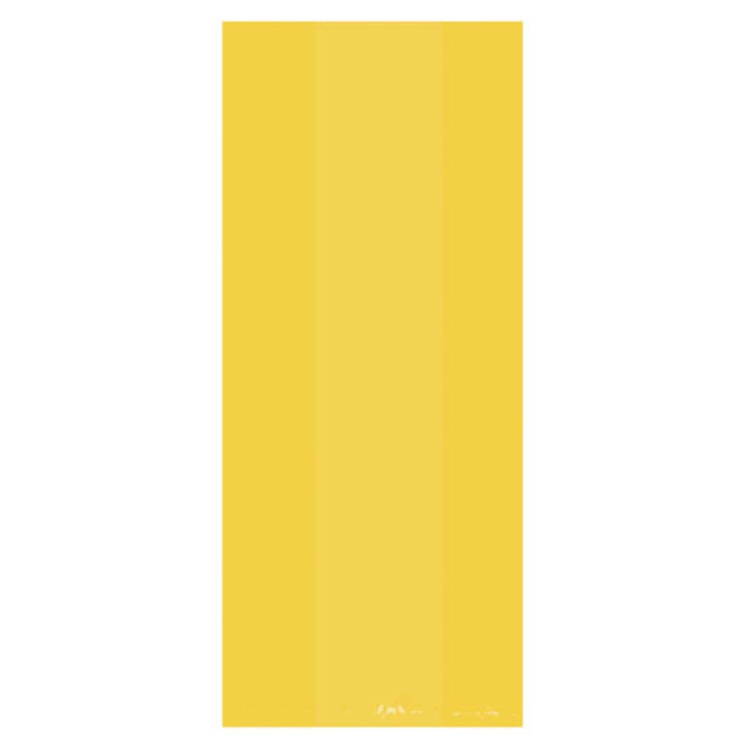 Cello Party Bags Small - Yellow