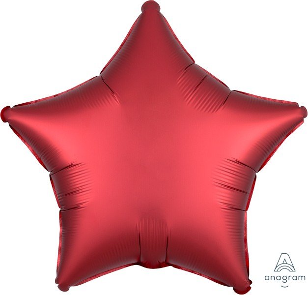 45cm Standard XL Satin Luxe Sangria Star