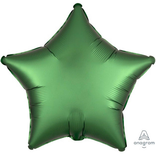 45cm Standard XL Satin Luxe Emerald Star