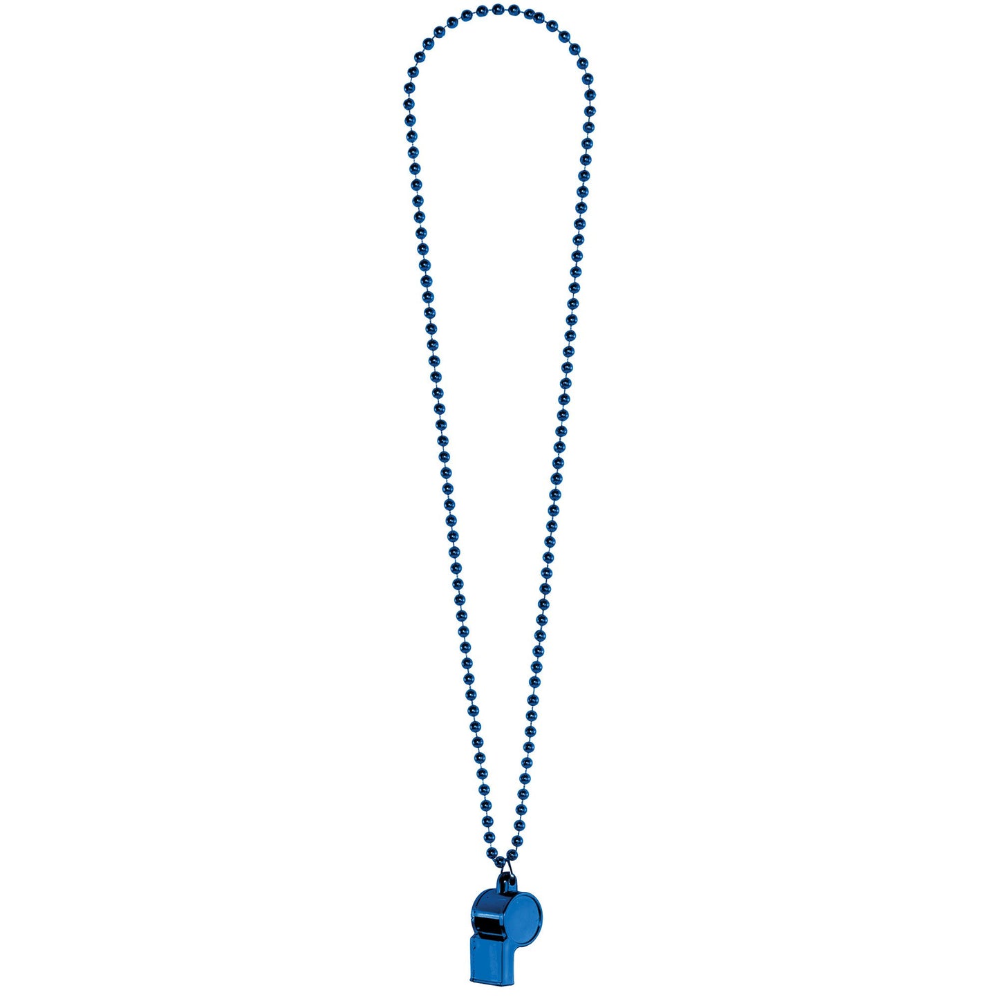 Whistle On Chain Necklace - Blue