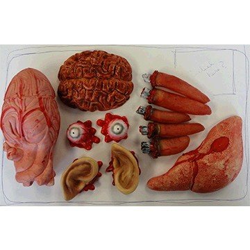 Meat Market Value Pack Body Parts Decorations Plastic