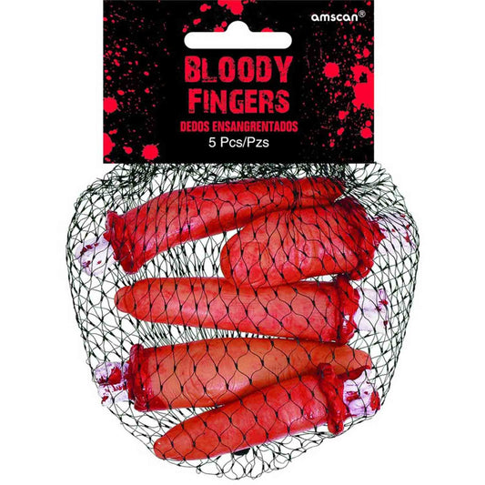 Asylum Bloody Fingers Decorations Plastic