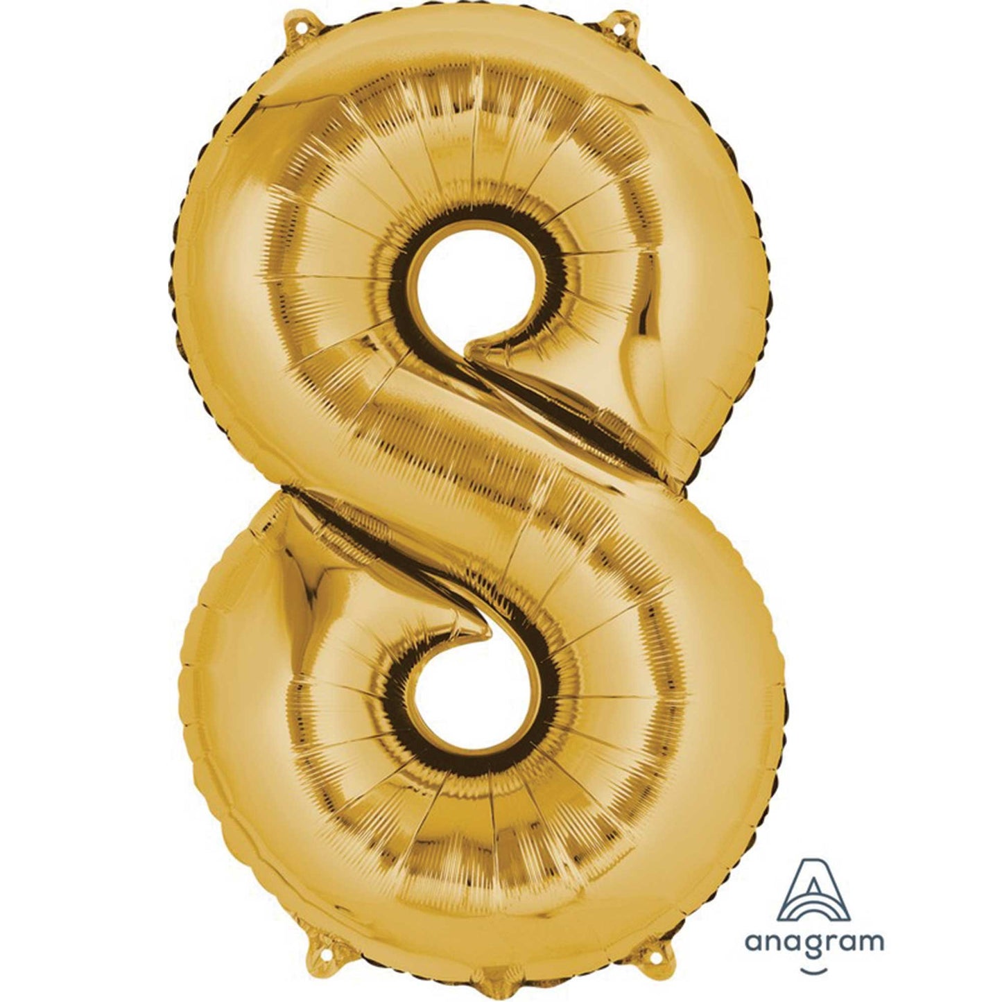 SuperShape Gold Numeral 8. 86cm
