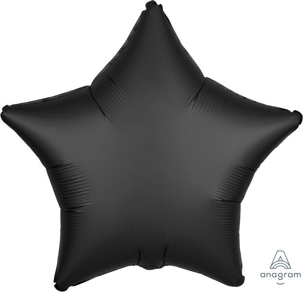 45cm Standard XL Satin Luxe Onyx Star