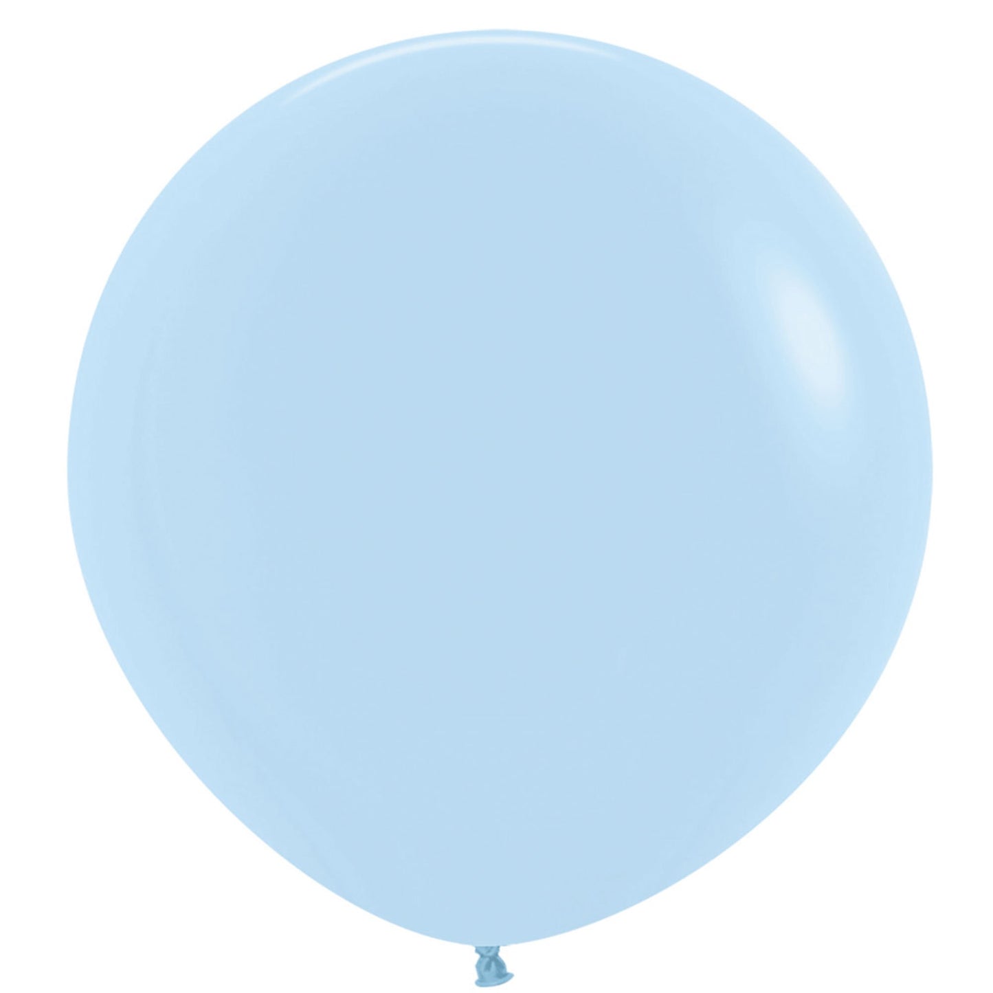 Sempertex 90cm Pastel Matte Blue Latex Balloons 640, 2PK