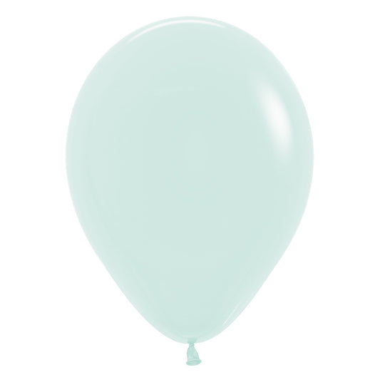 Sempertex 30cm Pastel Matte Green Latex Balloons 630, 100PK