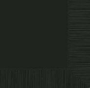 Lunch Napkins 20 Pack 2 PLY - Jet Black