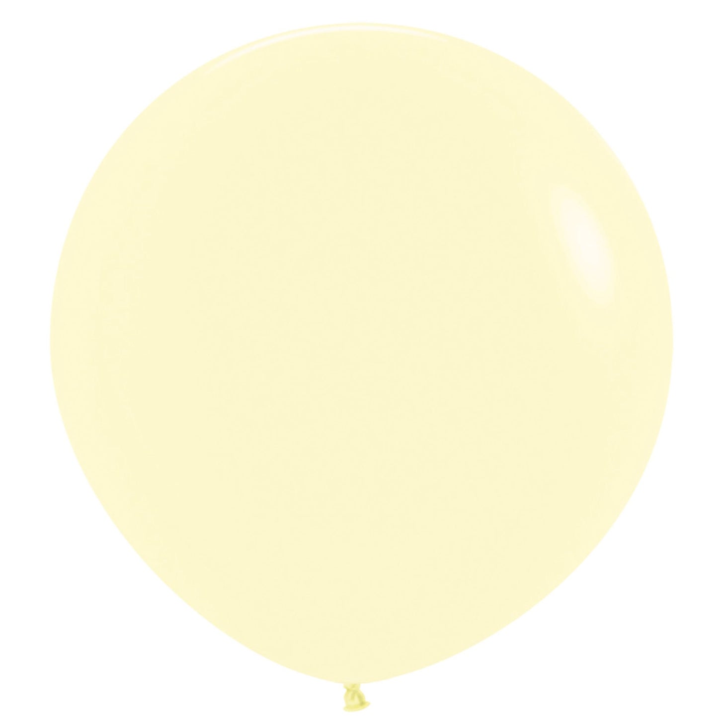 Sempertex 90cm Pastel Matte Yellow Latex Balloons 620, 2PK