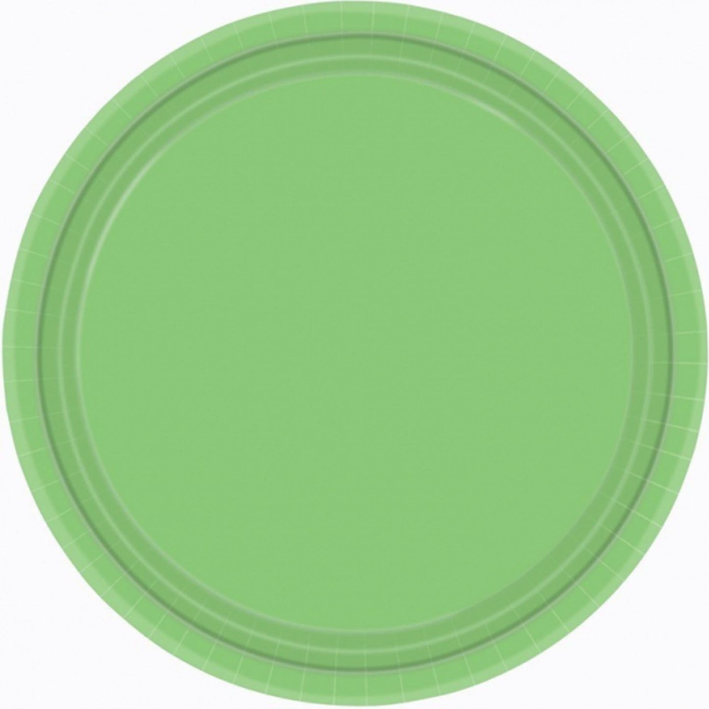 Paper Plates 17cm Round 20CT - Kiwi