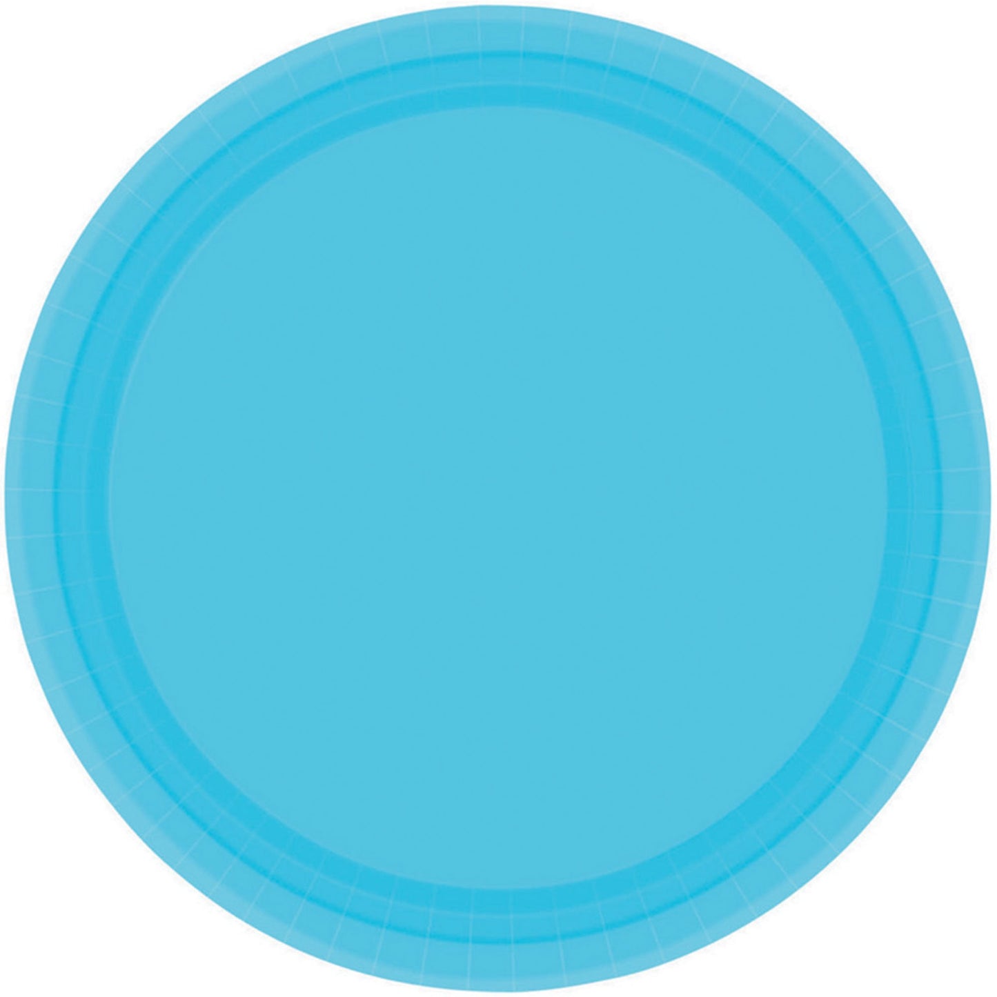 Paper Plates 23cm Round 20CT - Caribbean Blue