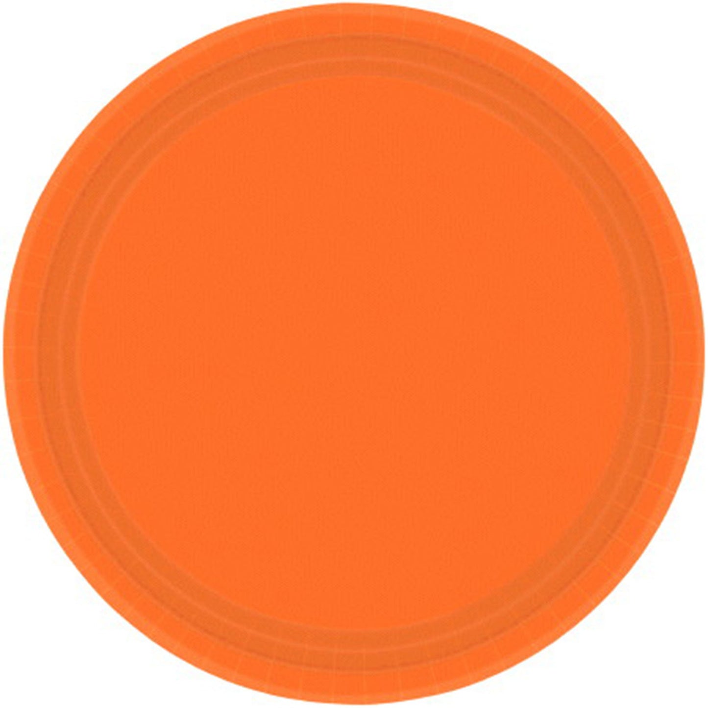 Paper Plates 23cm Round 20CT-Orange