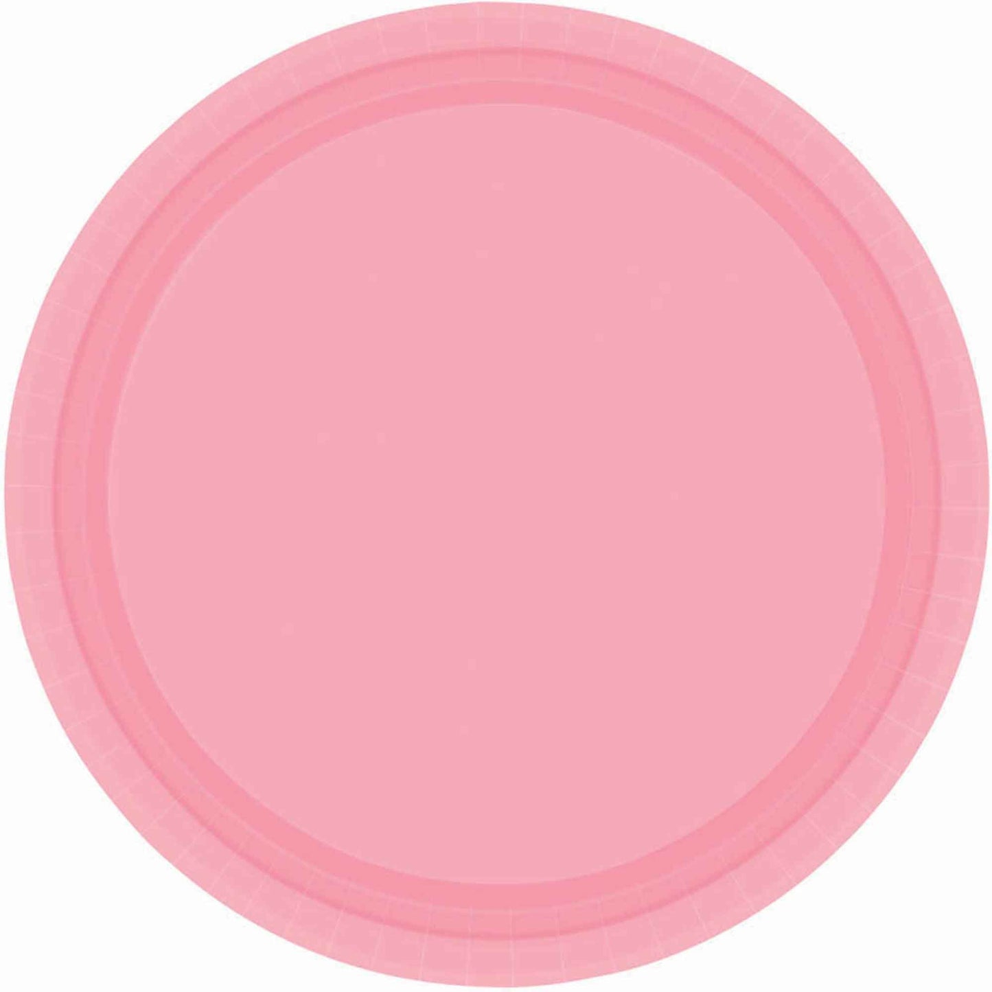 Paper Plates 17cm Round 20CT - New Pink