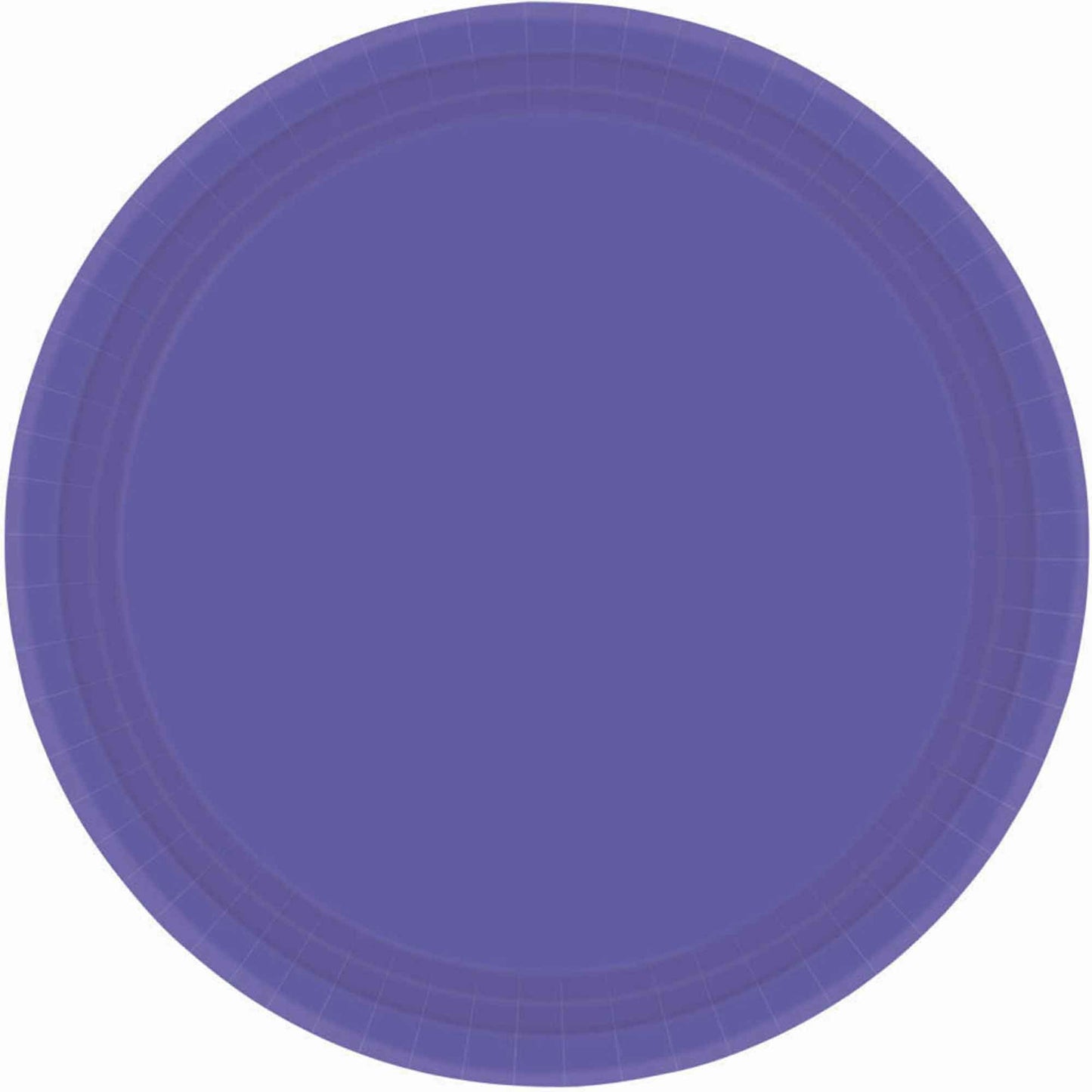Paper Plates 17cm Round 20CT - New Purple
