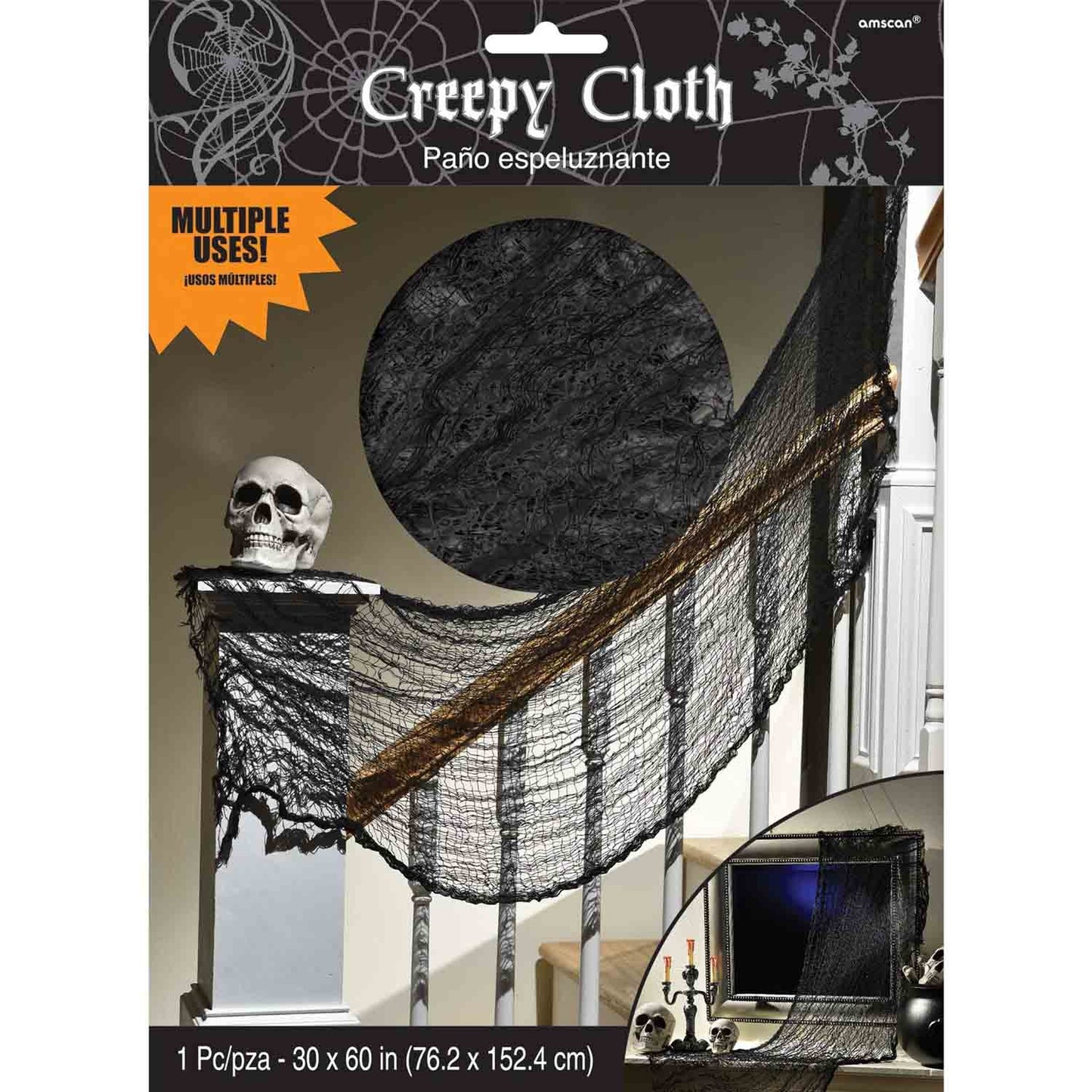 Creepy Cloth Black Decoration