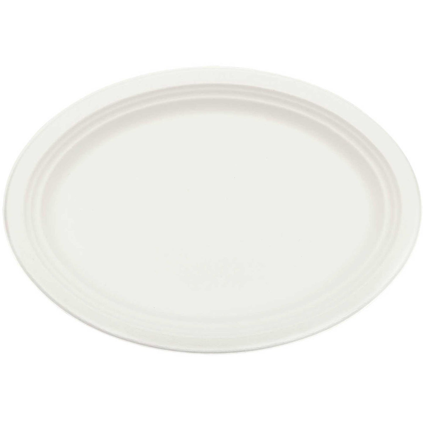 Eco Party Sugar Cane White Oval Platters 12 1/"/ 31cm