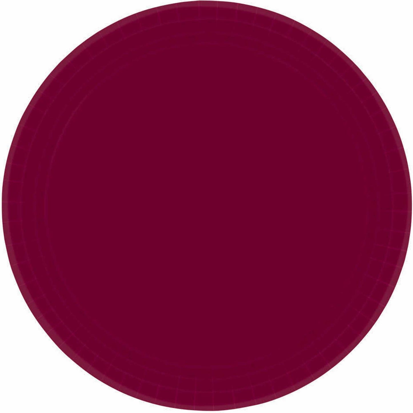Paper Plates 17cm Round 20CT Berry