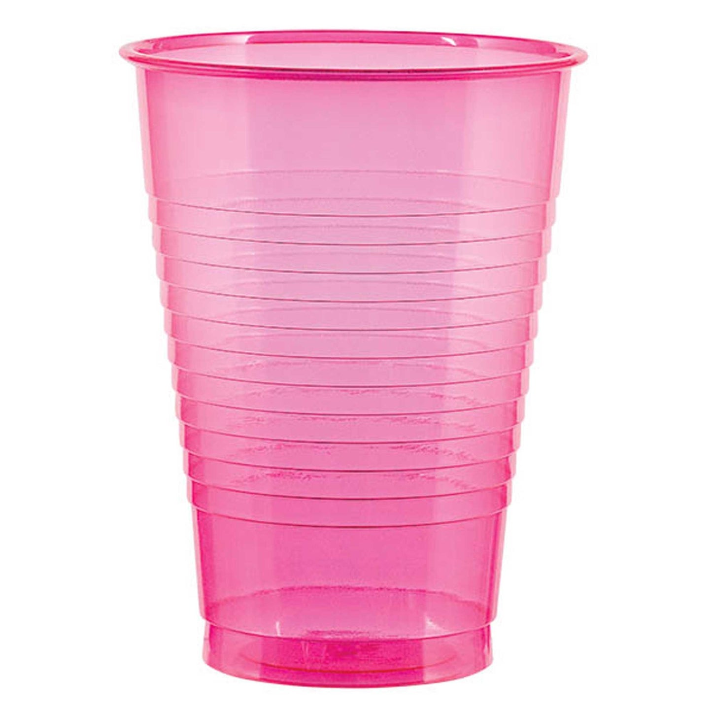 Neon Glasses Pink Plastic 16oz/473ml