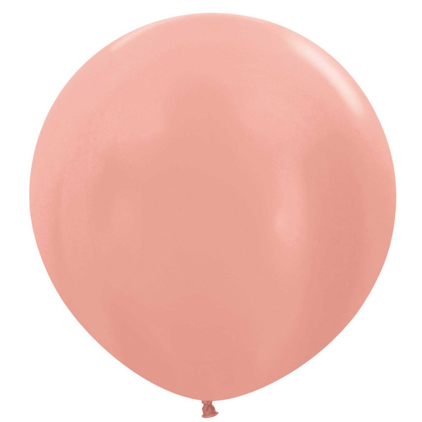 Sempertex 60cm Metallic Rose Gold Latex Balloons 568, 3PK