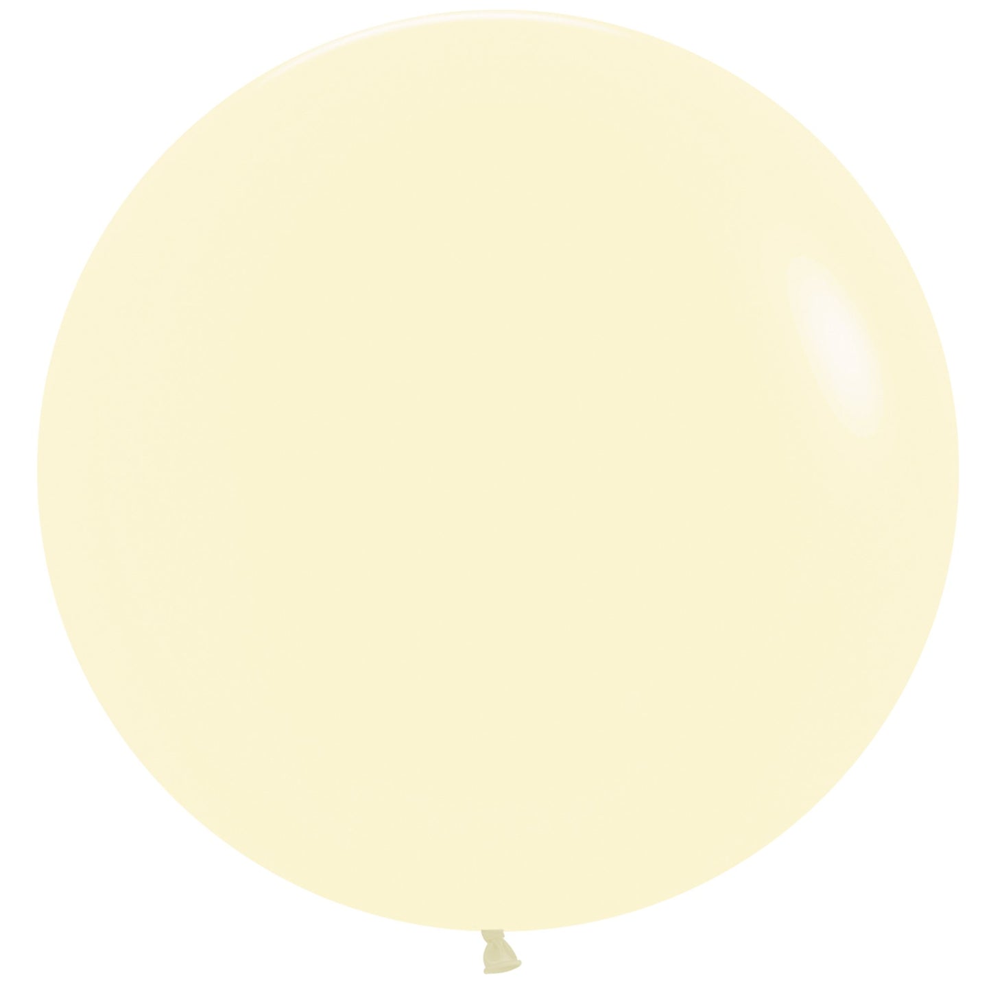 Sempertex 60cm Pastel Matte Yellow Latex Balloons 620, 3PK