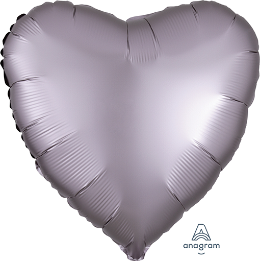 45cm Standard HX Satin Luxe Greige Heart