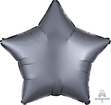 45cm Standard XL Satin Luxe Graphite Star