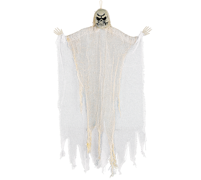 Medium White Reaper Hanging Prop Decoration Fabric & Plastic NEW DESIGN