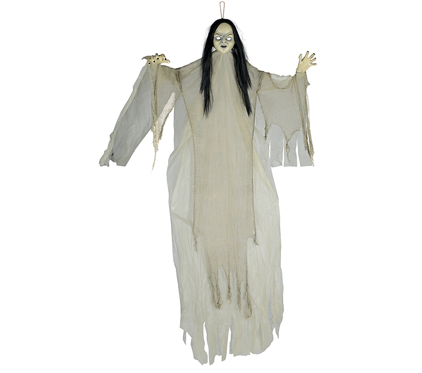 Life Size Creepy Girl Hanging Prop Decoration Fabric & Plastic