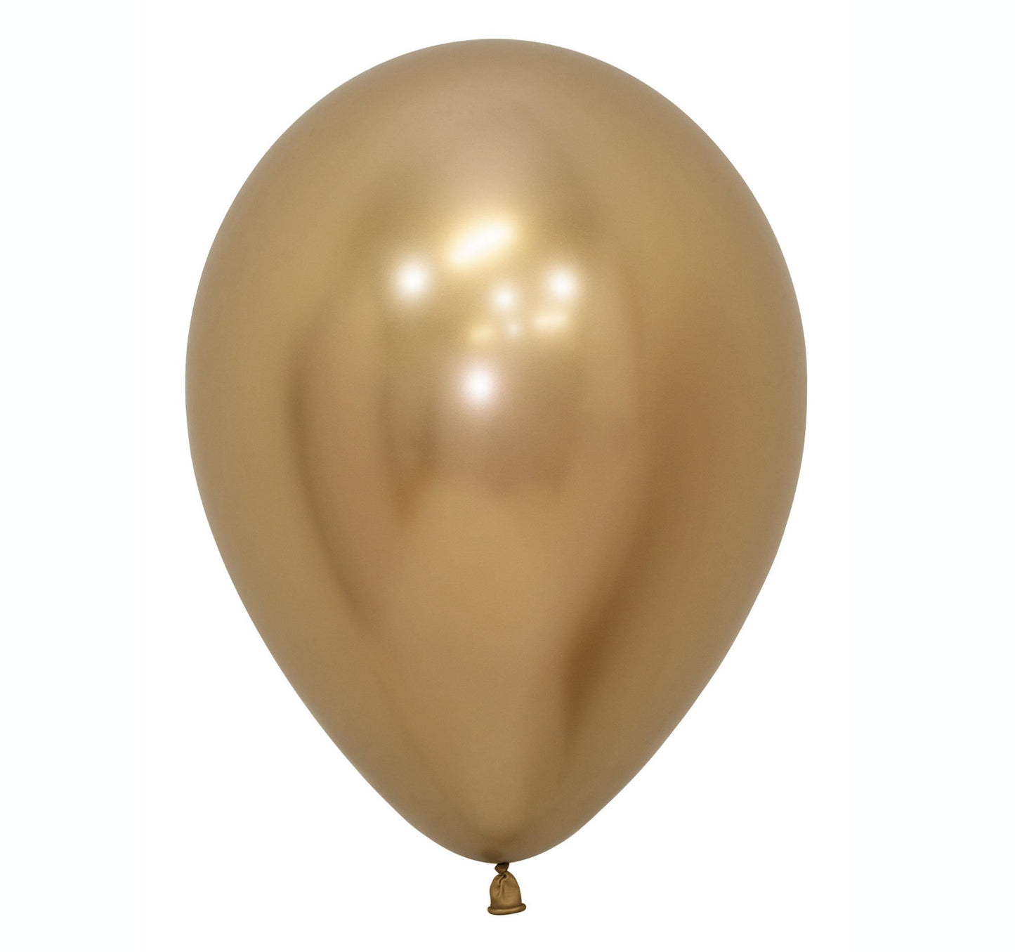 Sempertex 30cm Metallic Reflex Gold Latex Balloons 970, 50PK