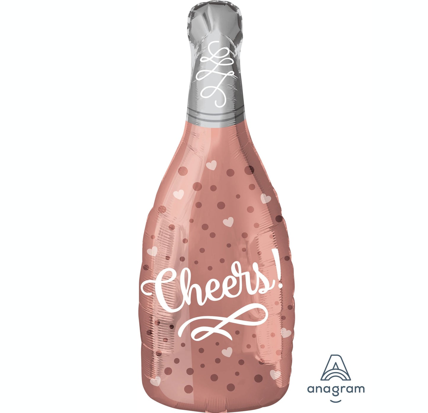 Junior Shape XL Cheers Rose Champagne Bottle