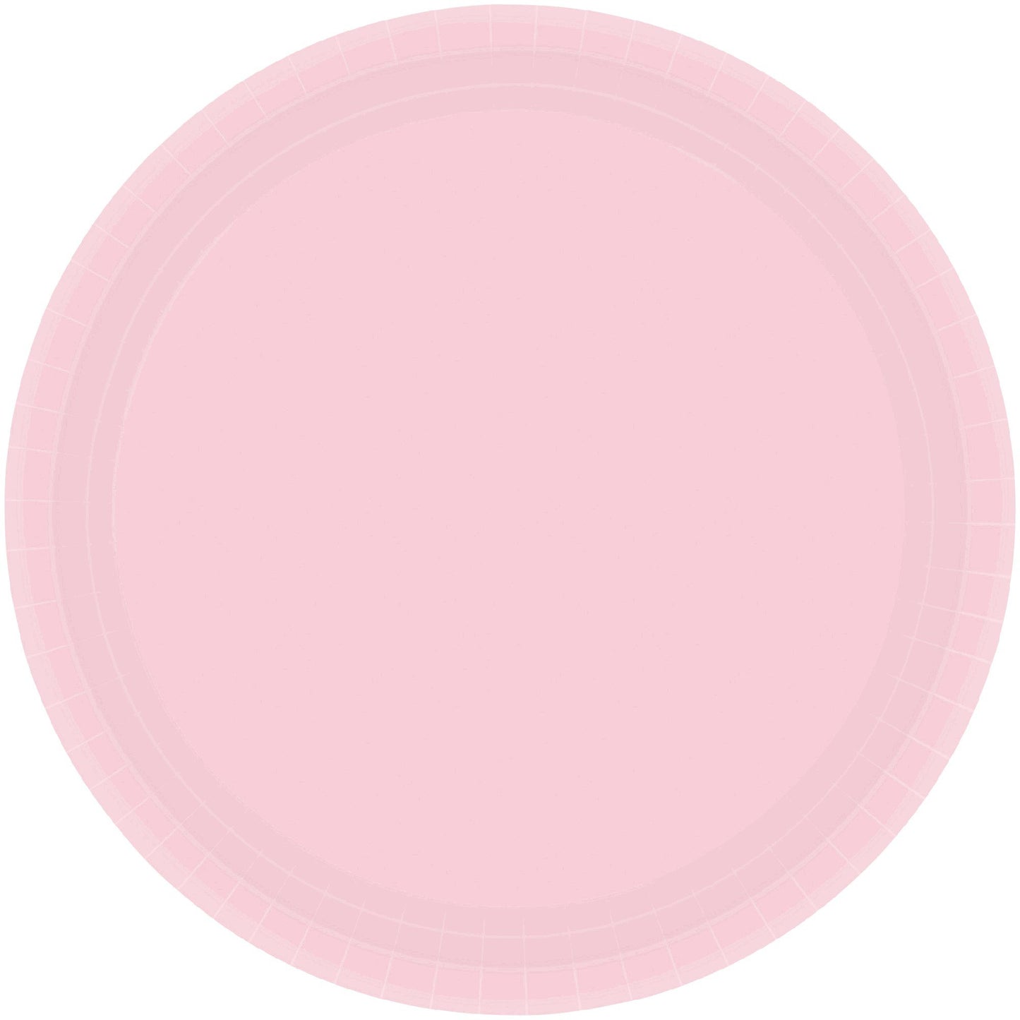 Paper Plates 23cm Round 20CT Blush Pink