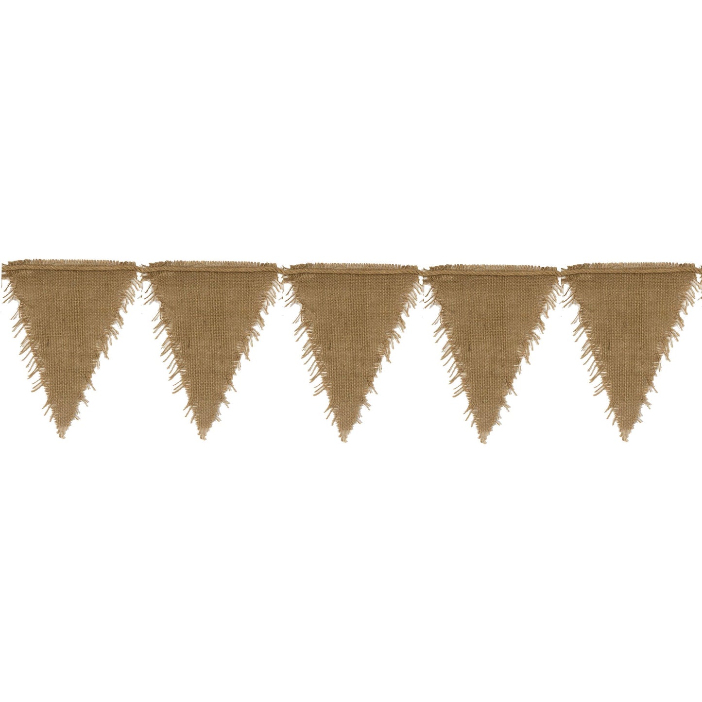 Kraft Burlap Flag Bunting