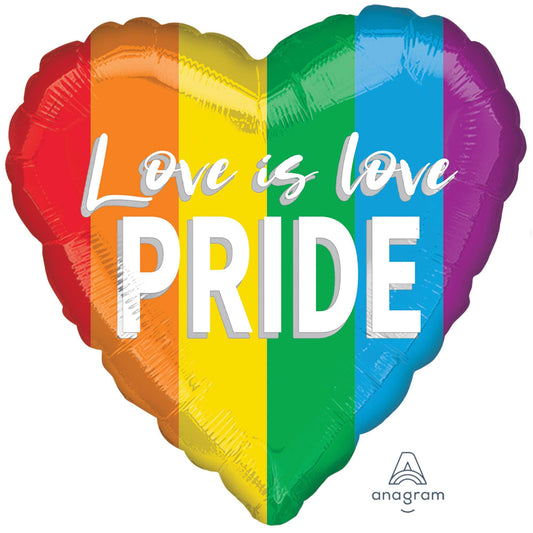 45cm Standard HX Love is Love Pride Heart