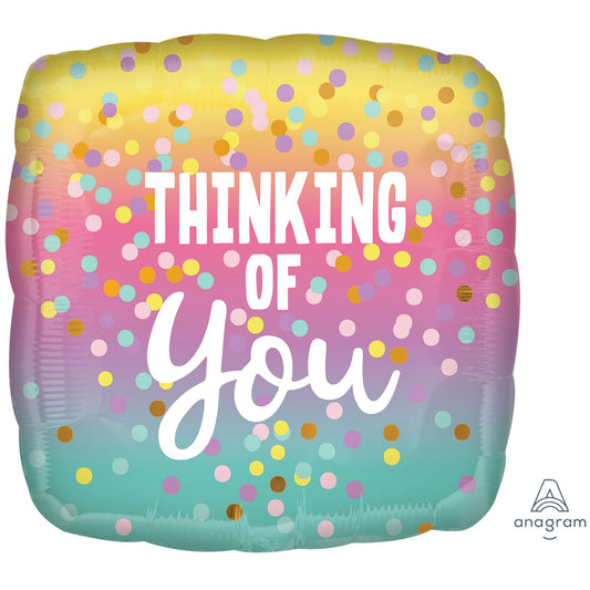 45cm Standard HX Thinking of You Pastel Dots