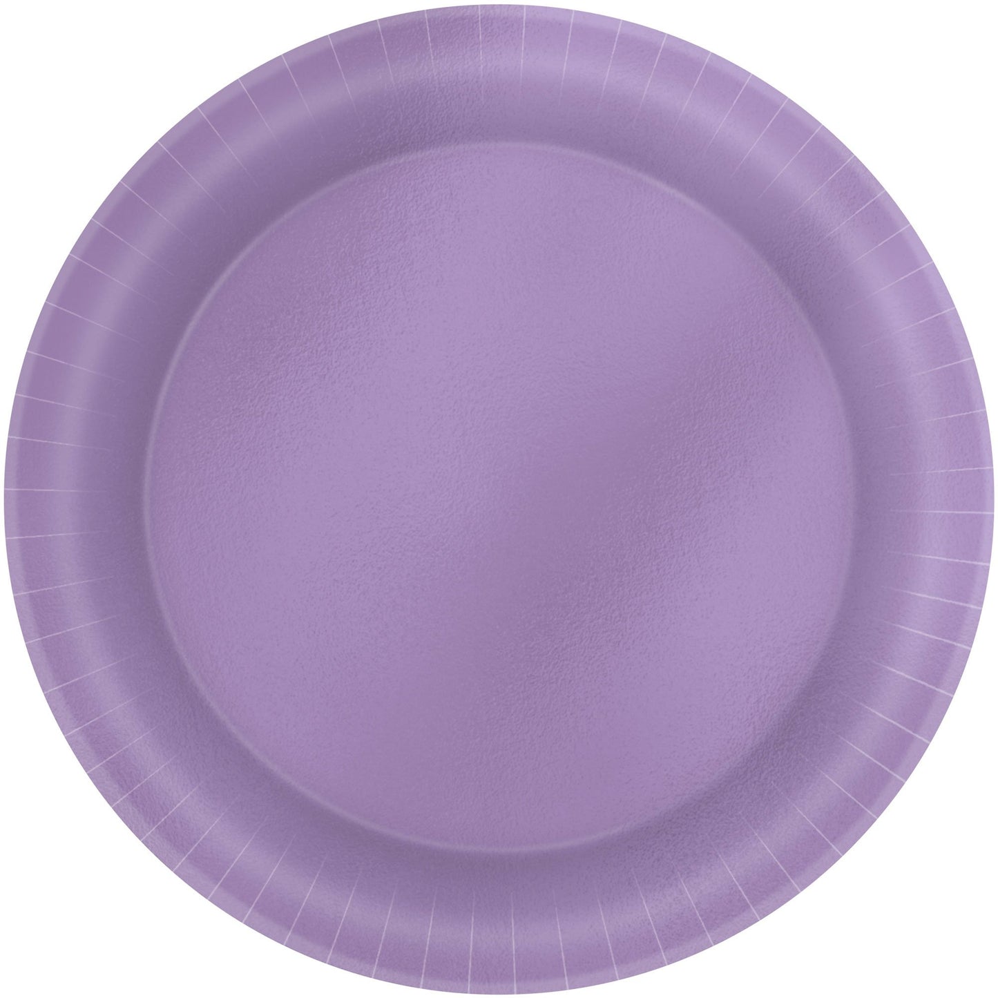 Metallic 21cm Lavender Round Plates