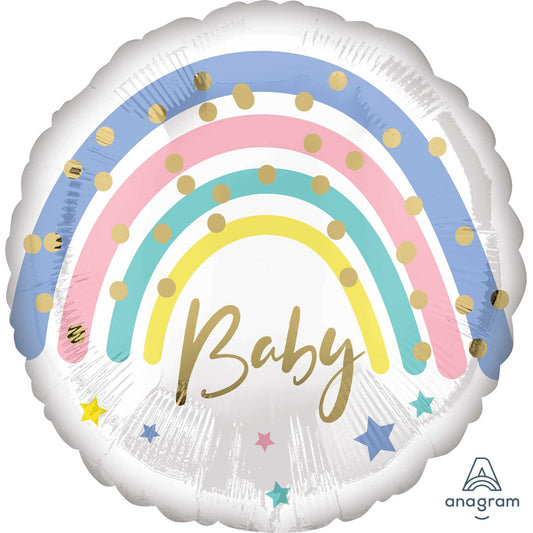 45cm Standard HX Pastel Rainbow Baby