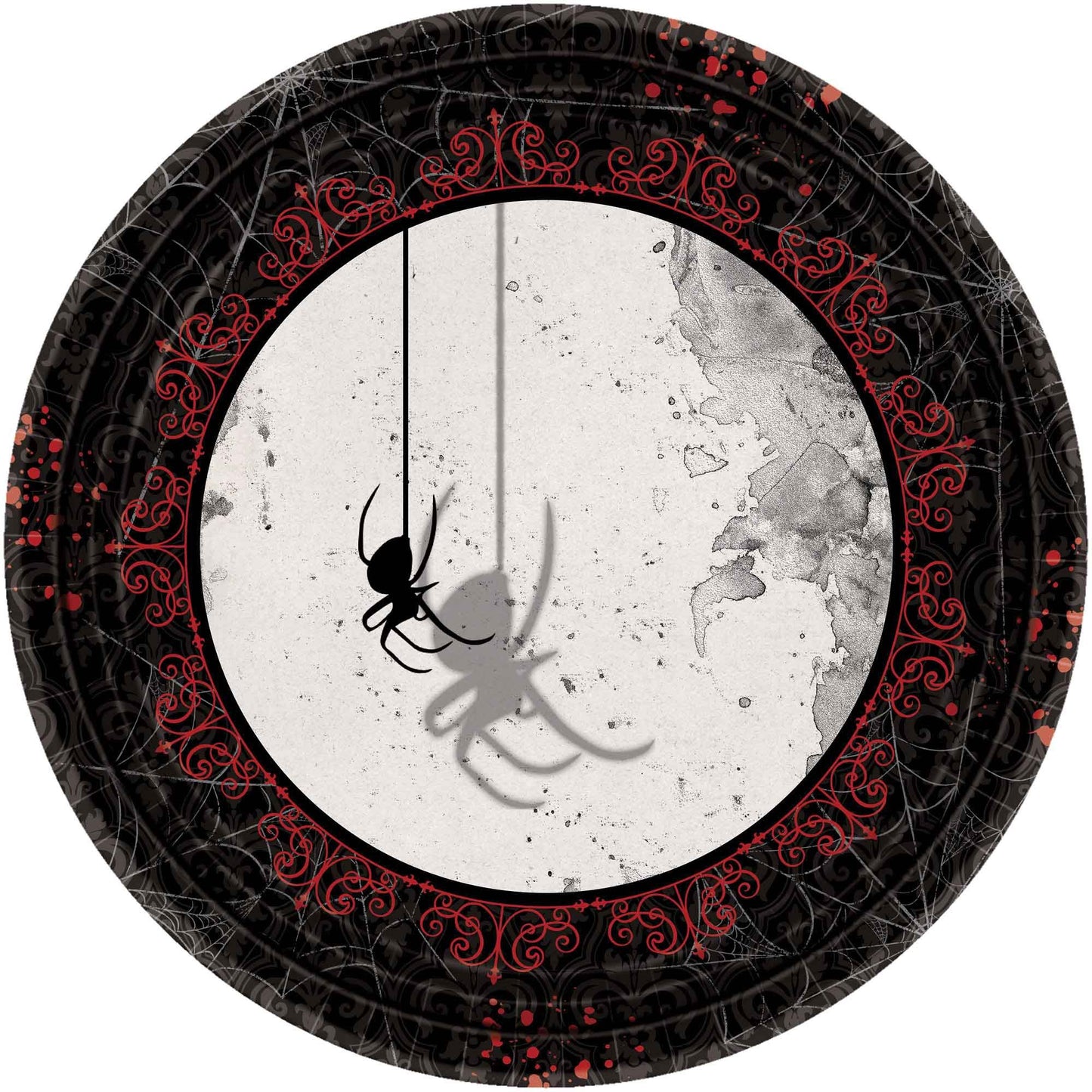 Dark Manor 23cm Round Paper Plates