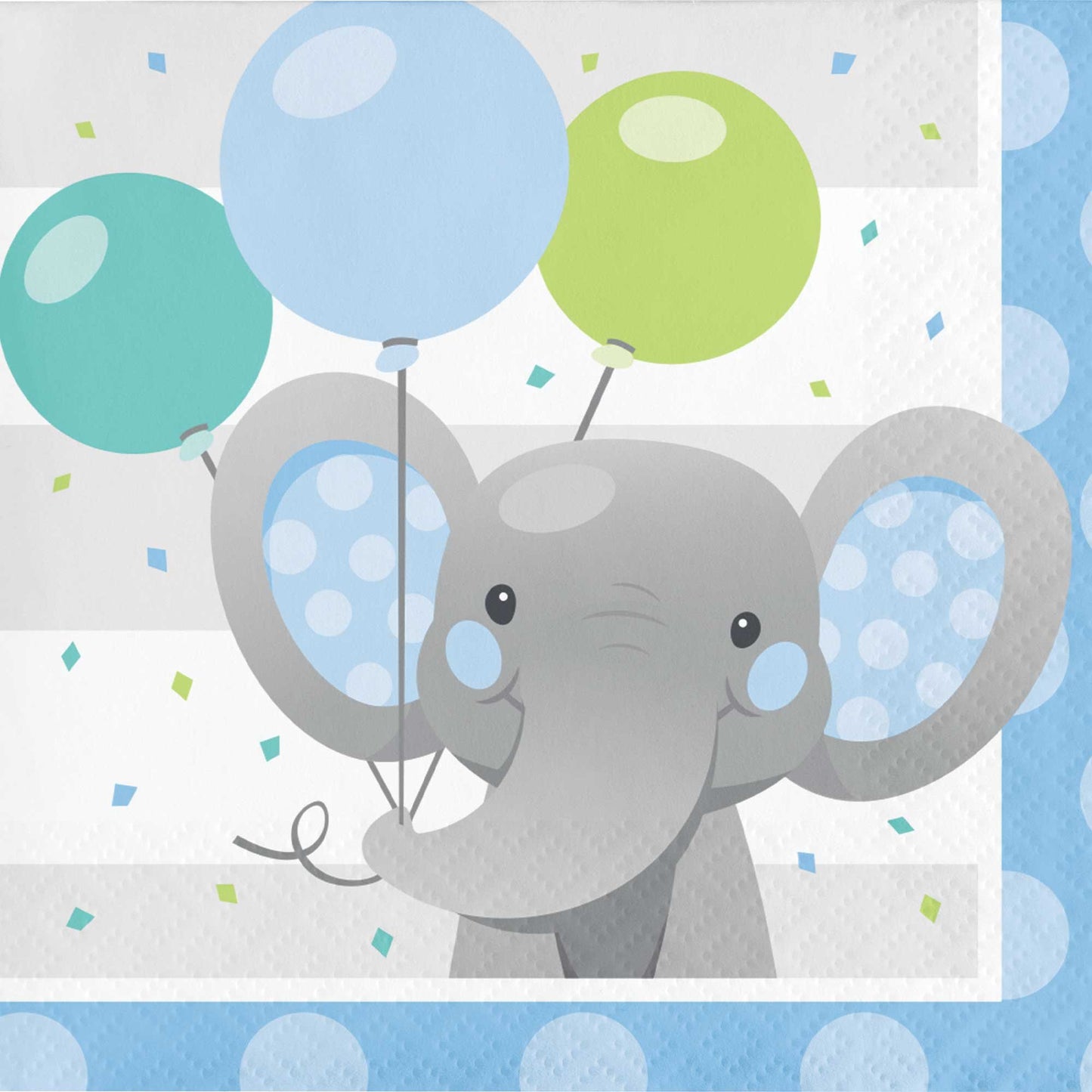 Enchanting Elephant Boy Beverage Napkins