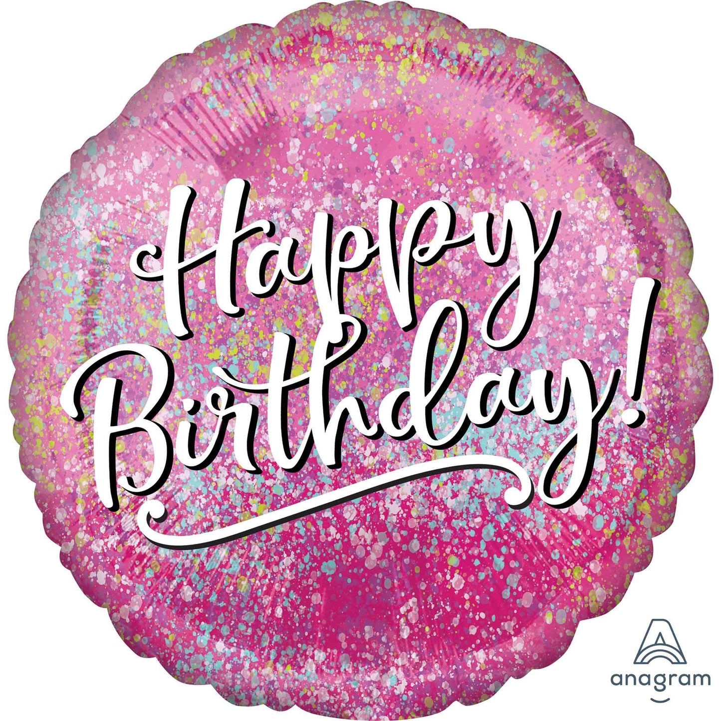 45cm Standard HX Happy Birthday Pink Fabulous