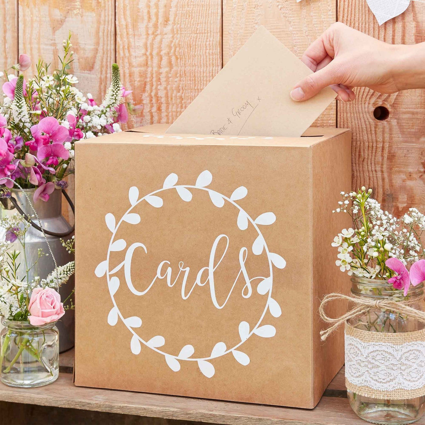 Rustic Country Wedding Card Holder Box