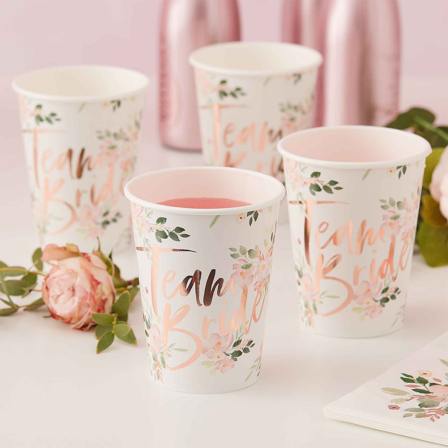 Floral Hen Party Paper Cups