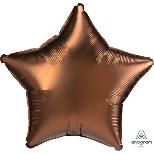 45cm Standard XL Satin Luxe Cocoa Star