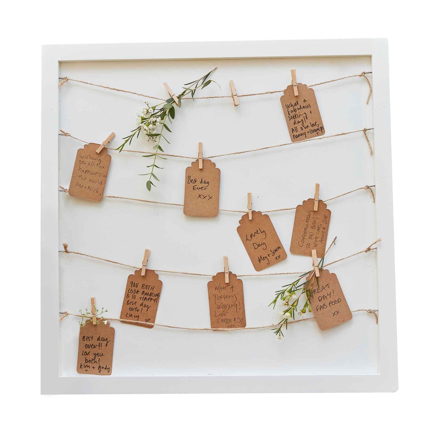 Rustic Country Guest Book Pegs