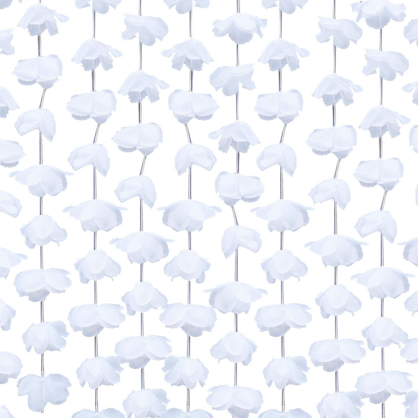 Rustic Country Backdrop Floral Photobooth White