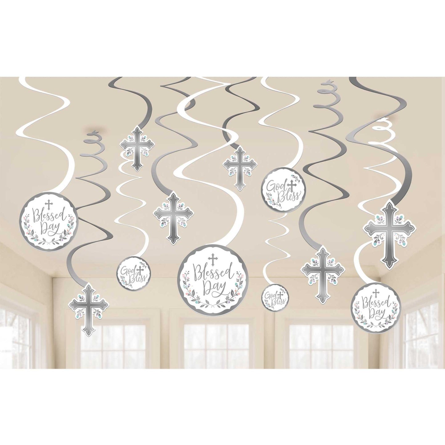 Holy Day Spiral Swirls Hanging Decorations