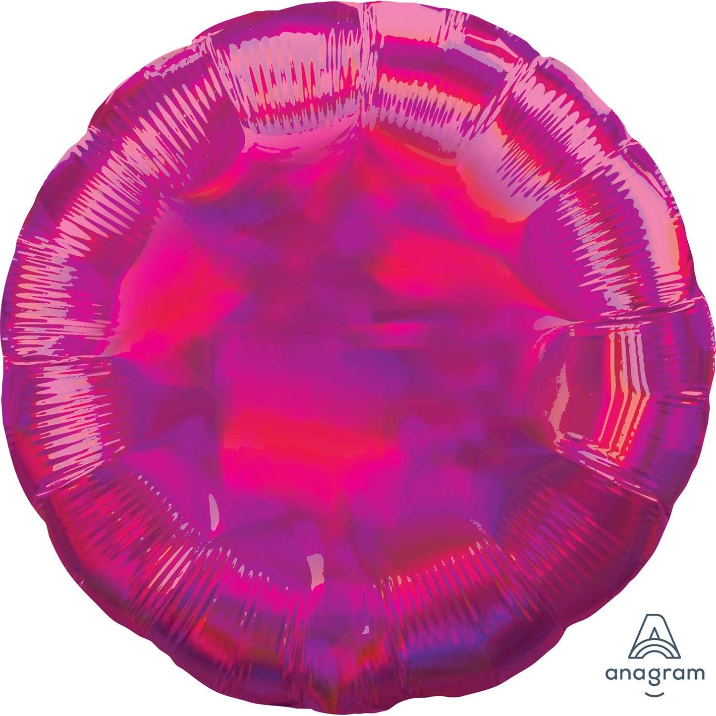 45cm Standard Holographic Iridescent Magenta Circle