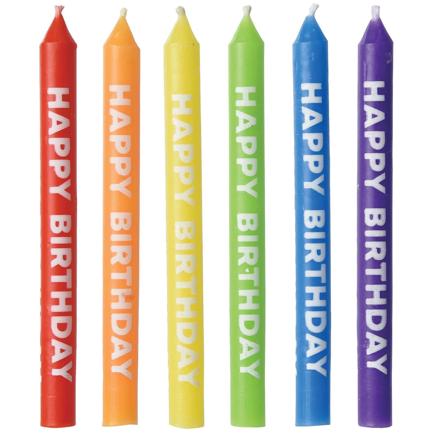 Happy Birthday Rainbow Candles