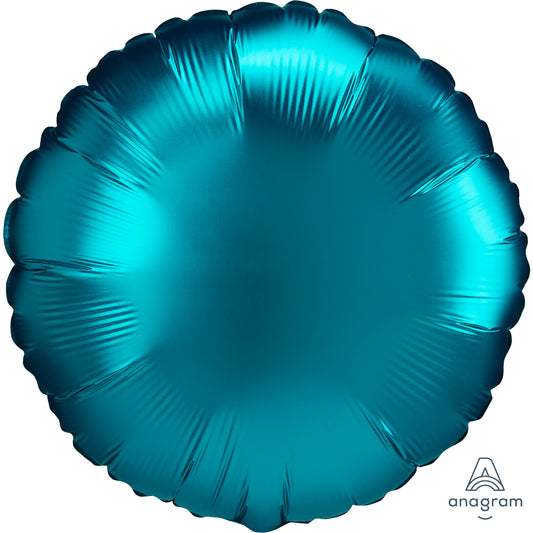 45cm Standard HX Satin Luxe Aqua Circle
