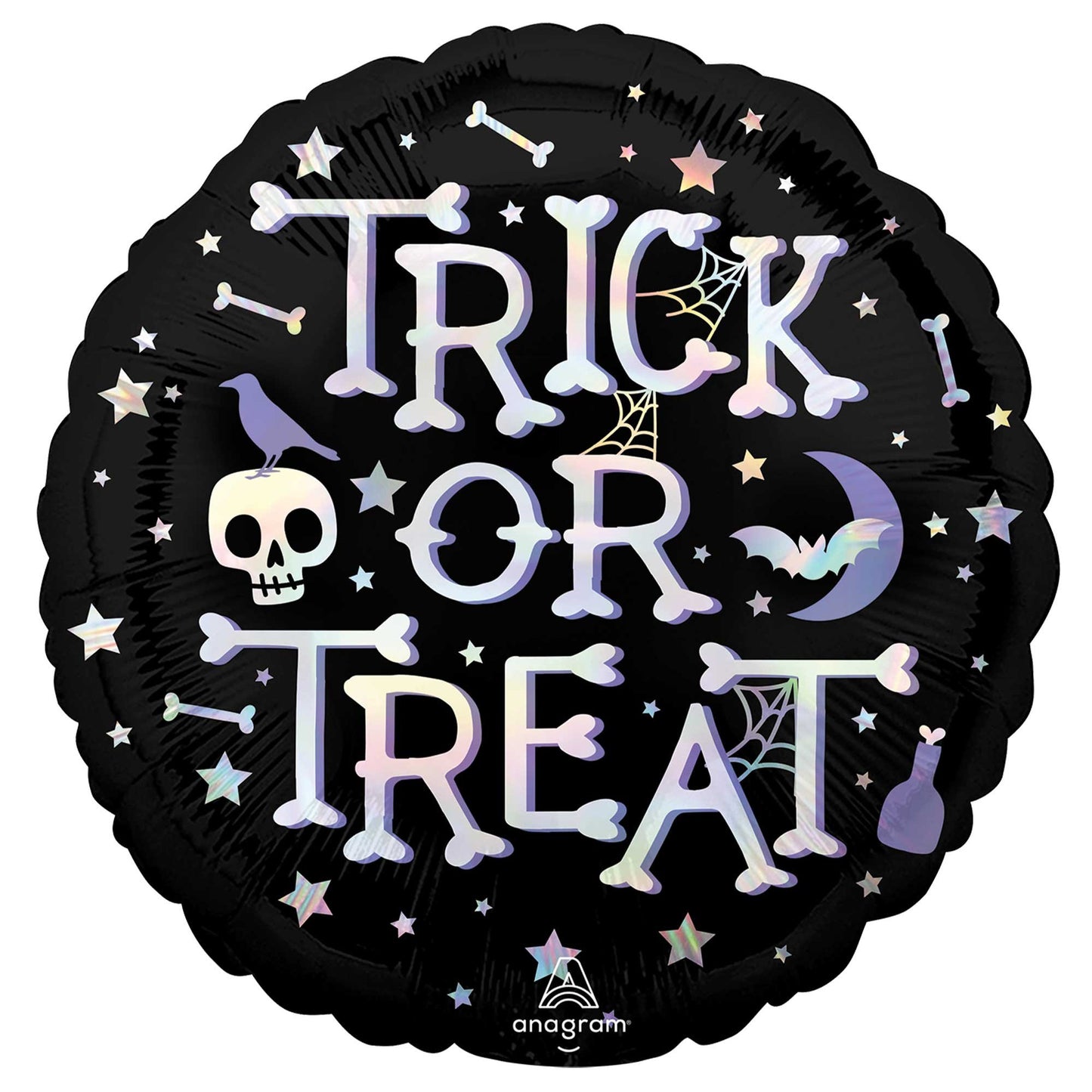45cm Standard Holographic Iridescent Trick or Treat